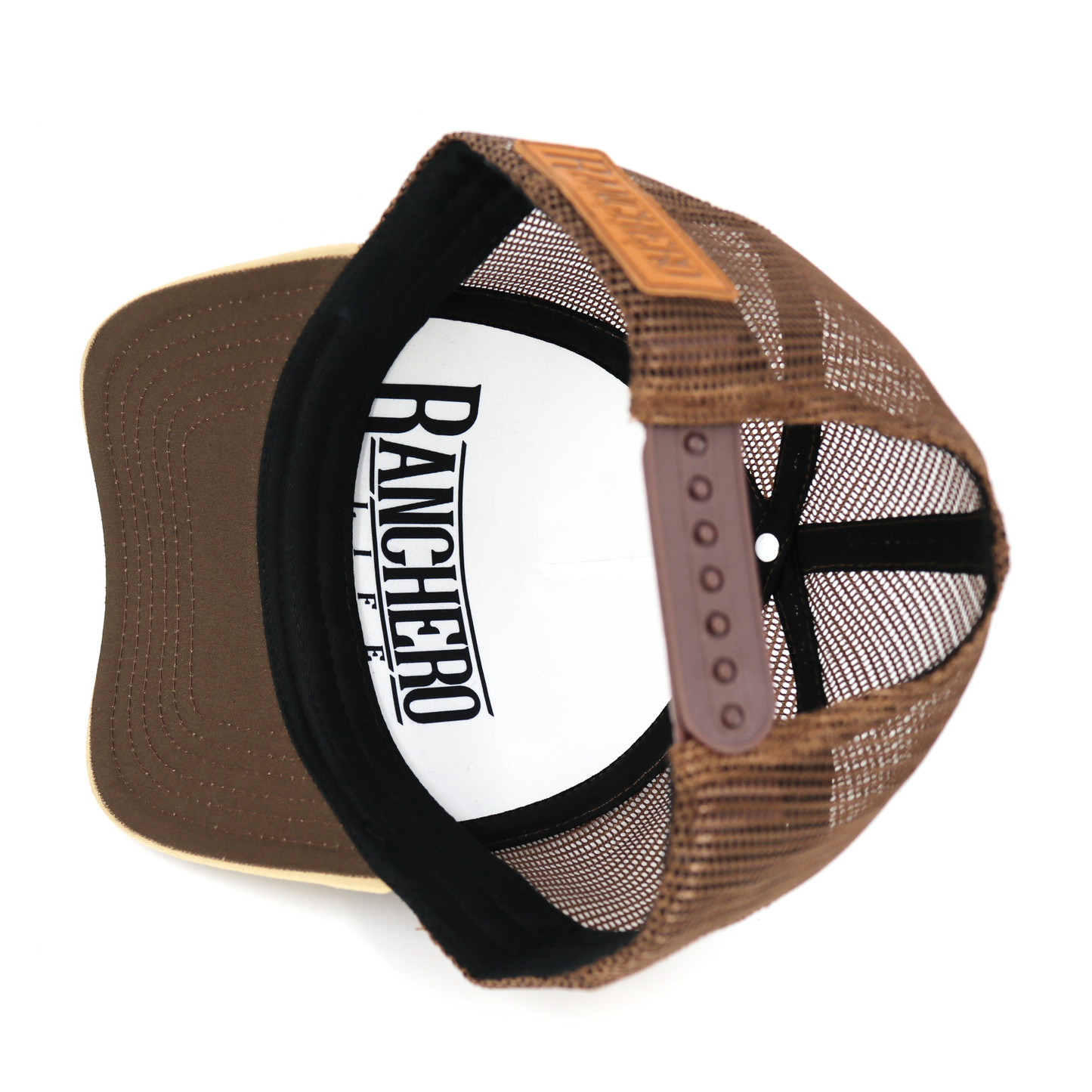 Ranchero Life Cuernos Largos Khaki/Black/Brown AVC Hat