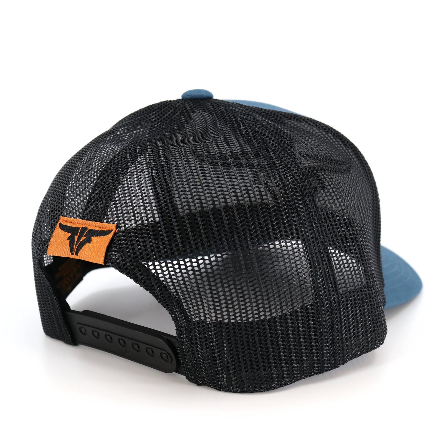 ToroBull Indigo/Black Trucker Hat - Curved Visor