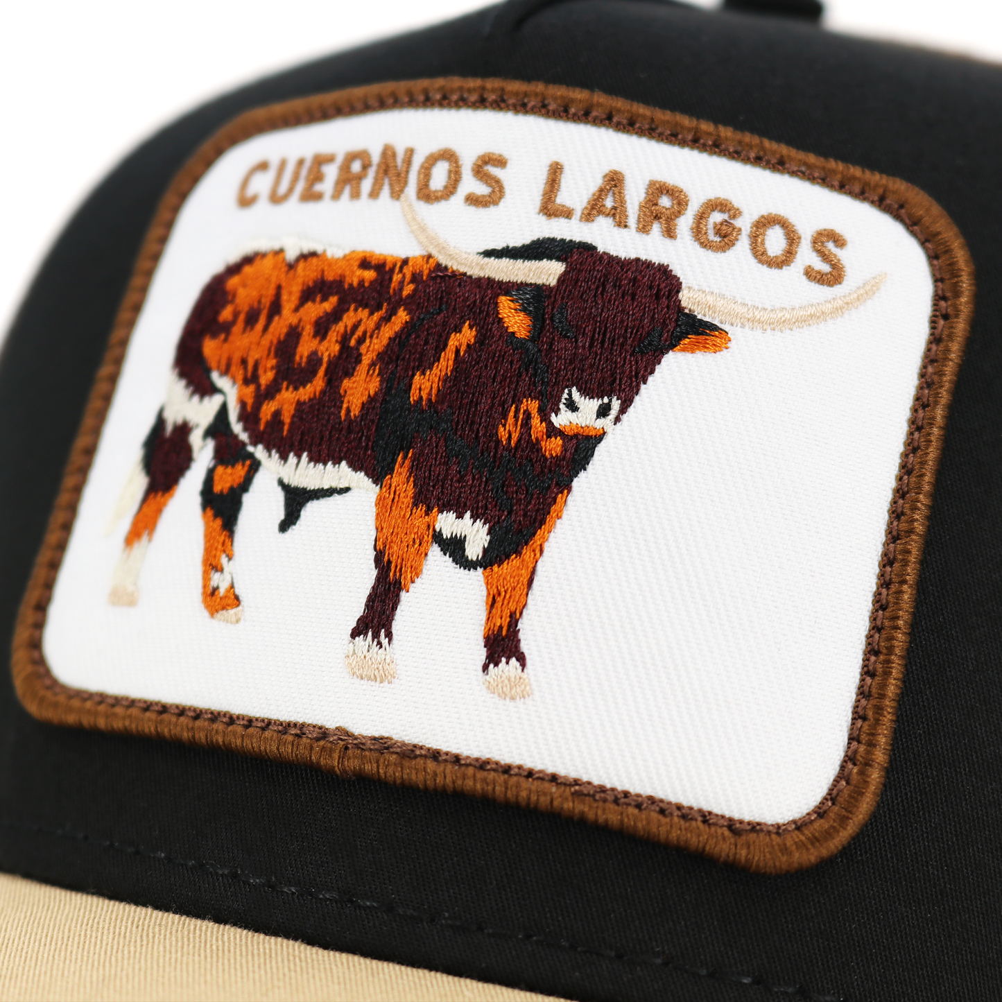 Ranchero Life Cuernos Largos Khaki/Black/Brown AVC Hat