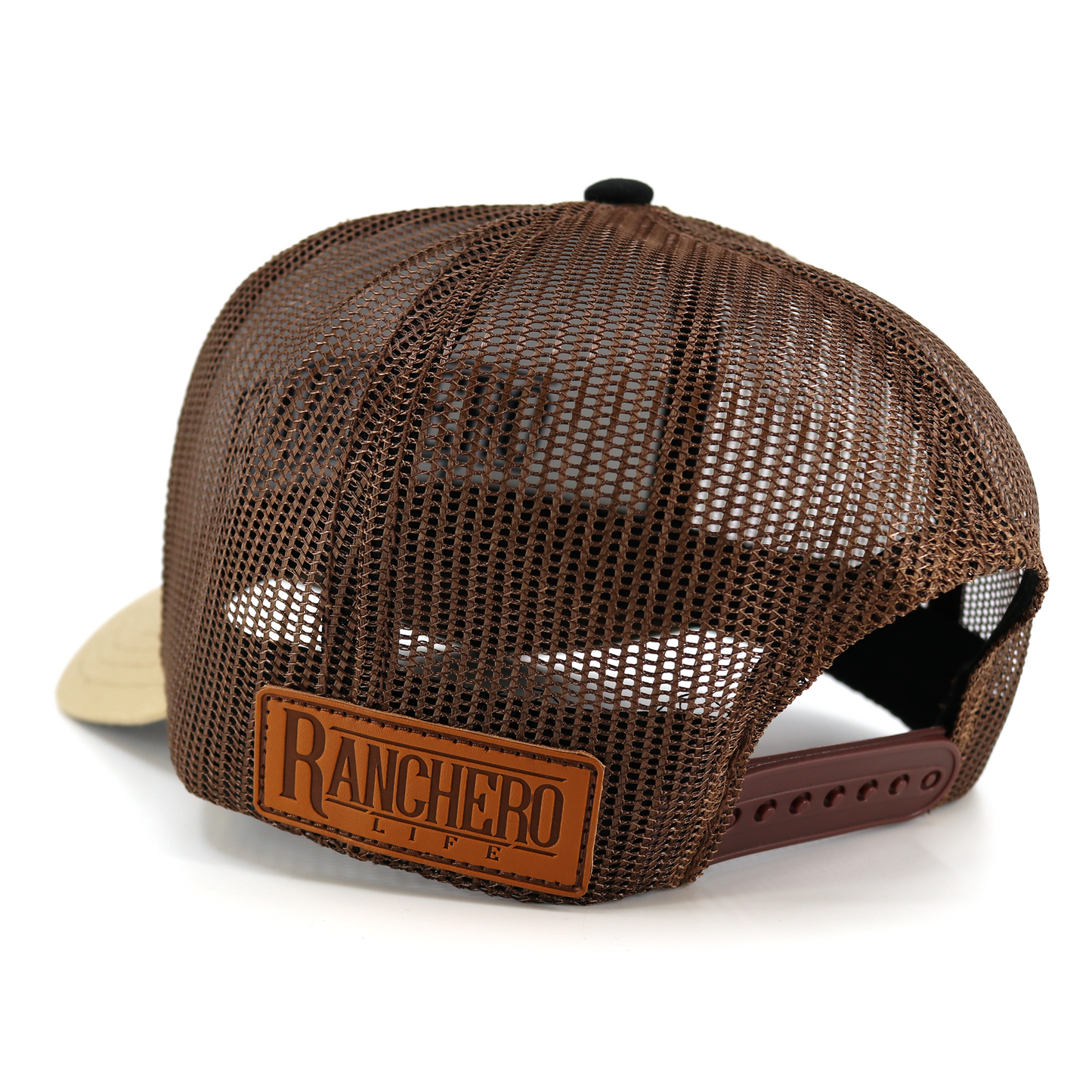 Ranchero Life Cuernos Largos Khaki/Black/Brown AVC Hat