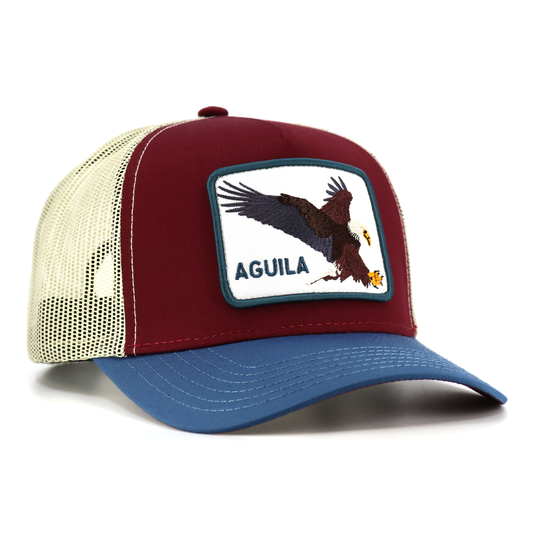 Ranchero Life Aguila Indigo/Maroon/Khaki AVC Hat