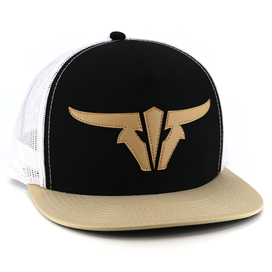 Alamo Tan/Black/White - Trucker Hat