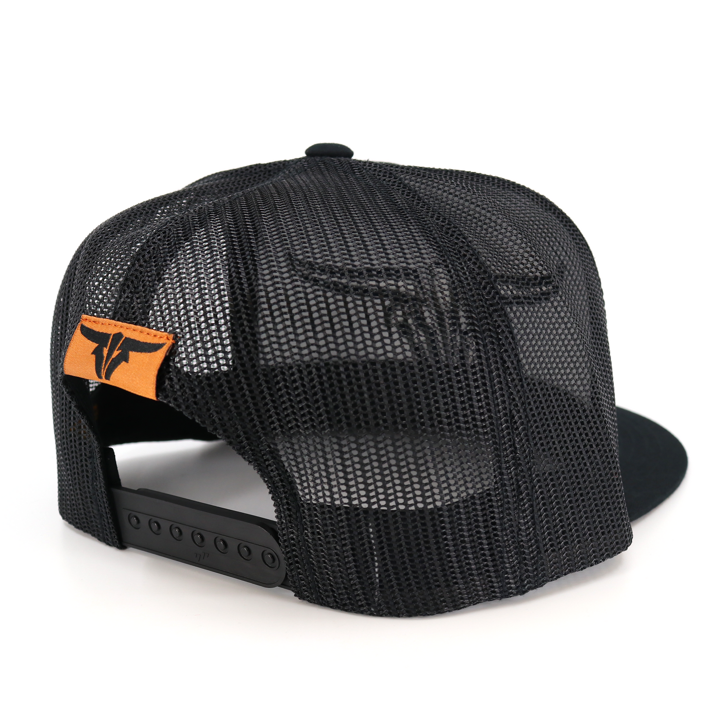 Aztec Black Trucker Hat - Flat Visor