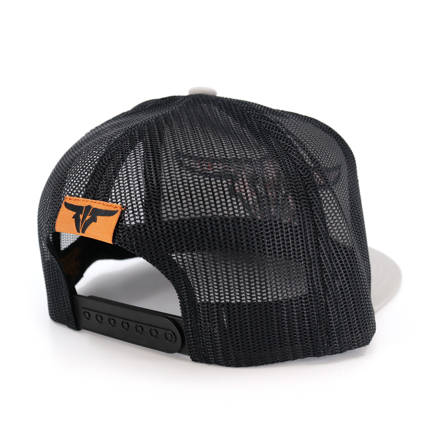 Aztec Silver/Black Trucker Hat - Flat Visor