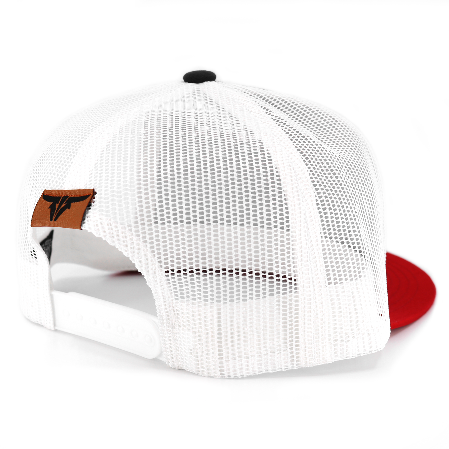 Native Red/Navy/White Trucker Hat - Flat Visor