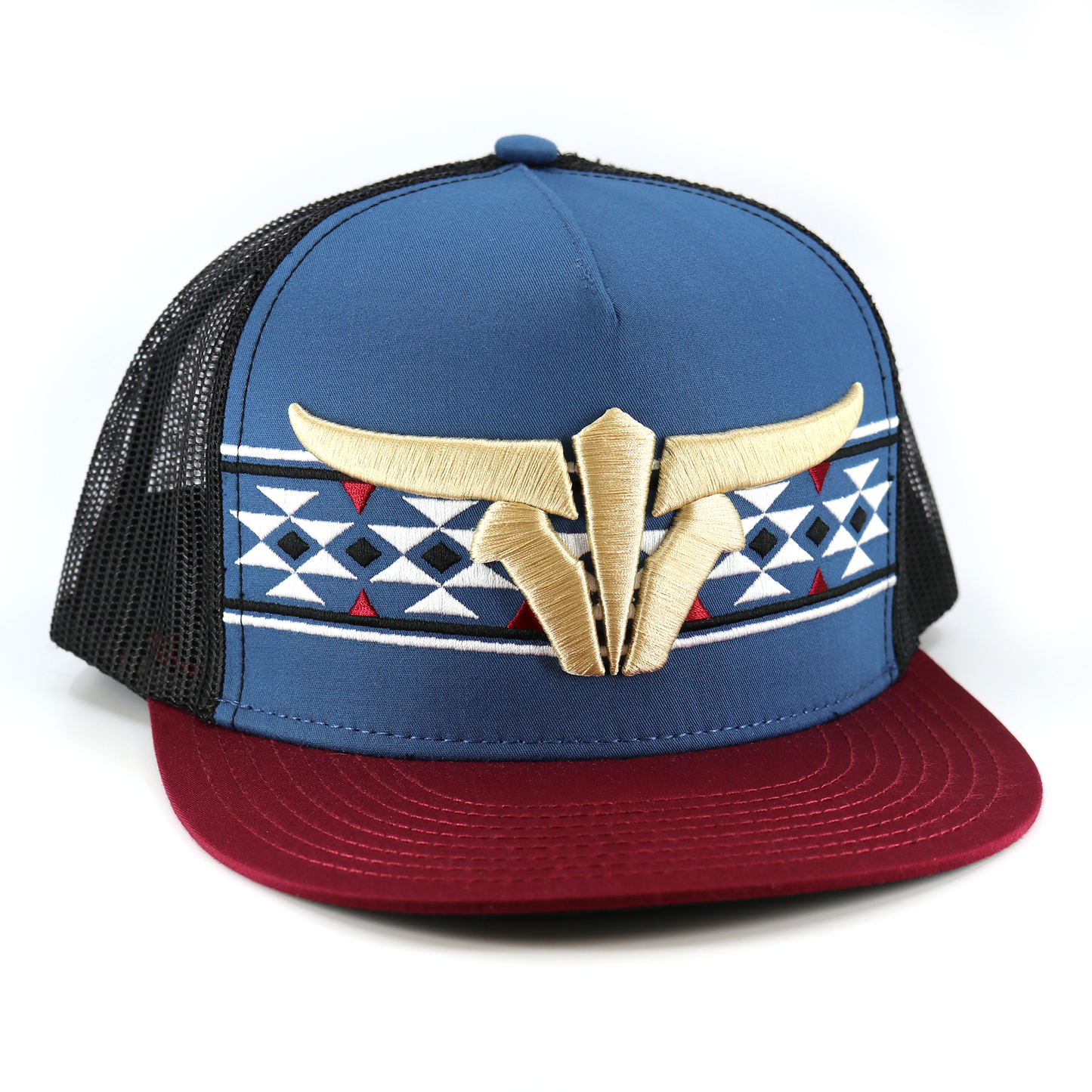 Coahuila Maroon/Indigo/Black - Trucker Hat