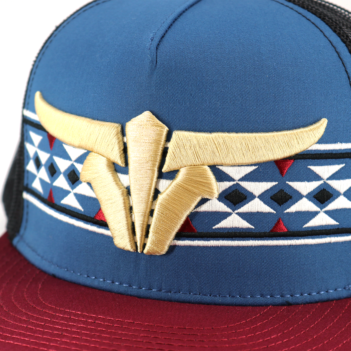Coahuila Maroon/Indigo/Black - Trucker Hat