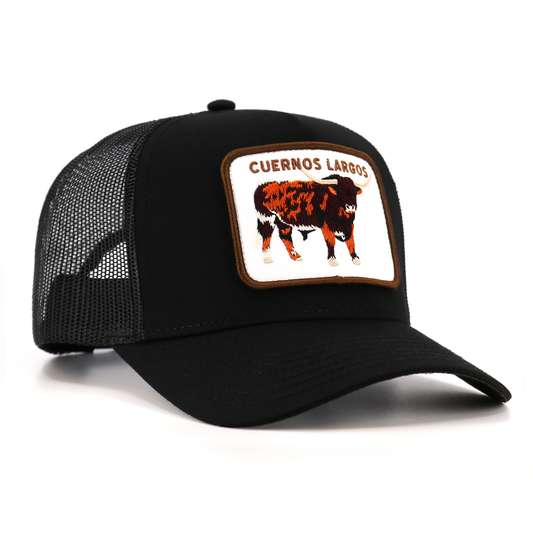 Ranchero Life Cuernos Largos Black AVC Hat