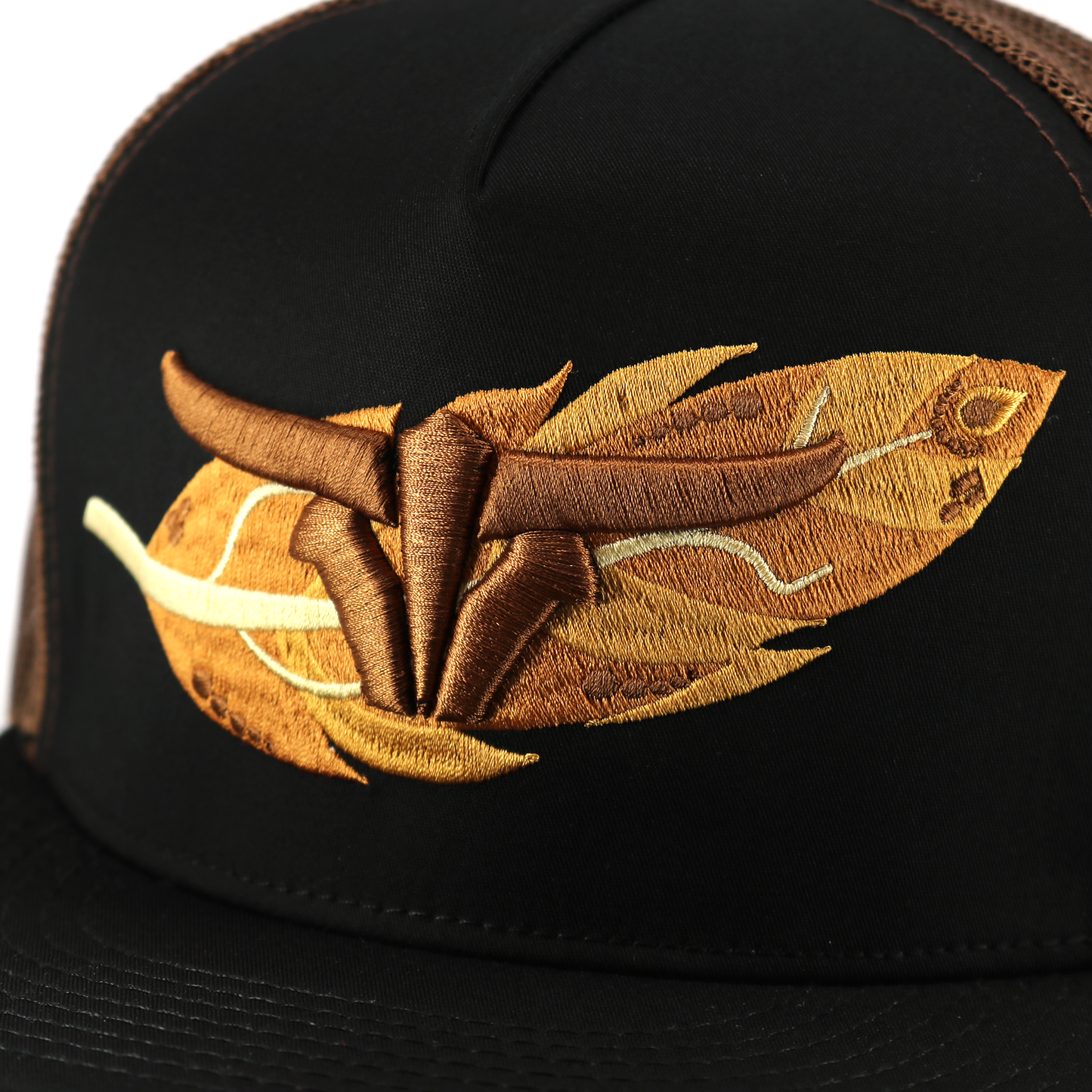 Feather Black/Brown - Trucker Hat