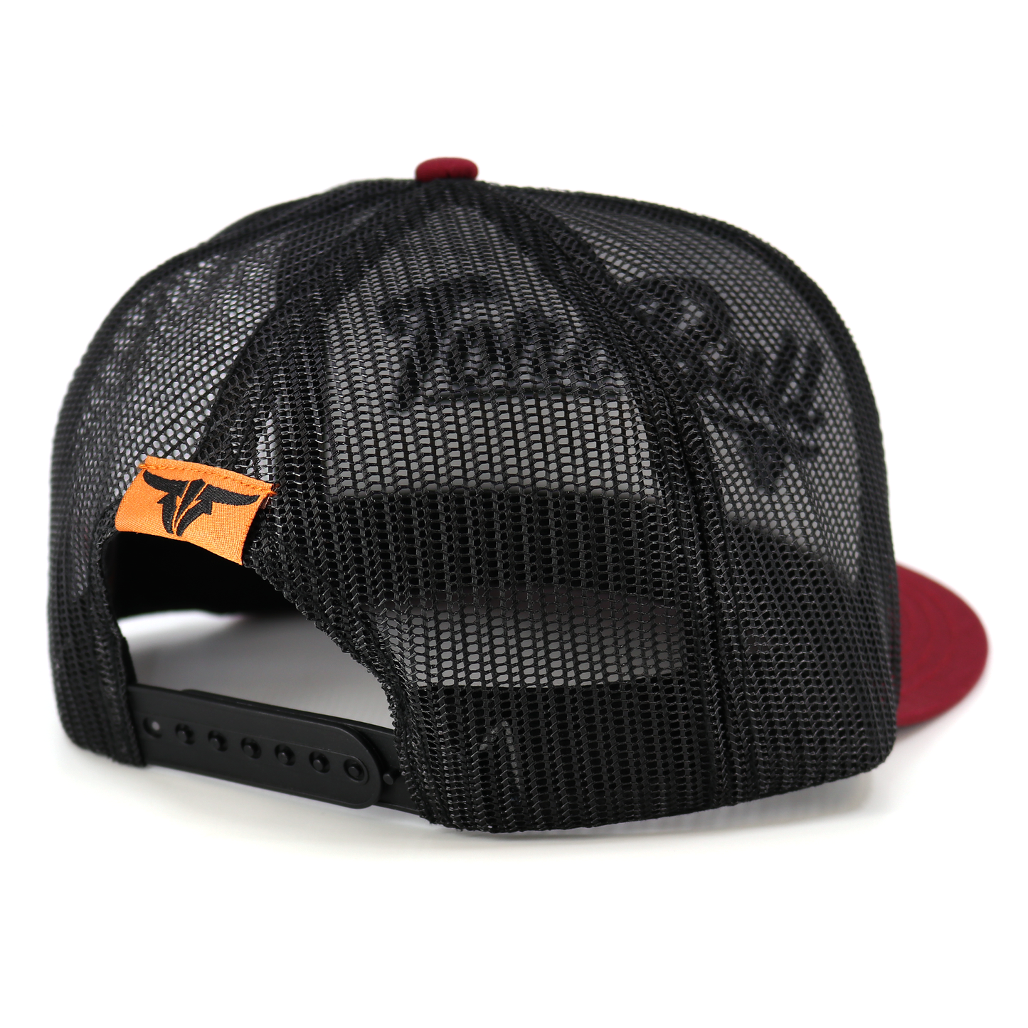 Feather Maroon/White/Black - Trucker Hat