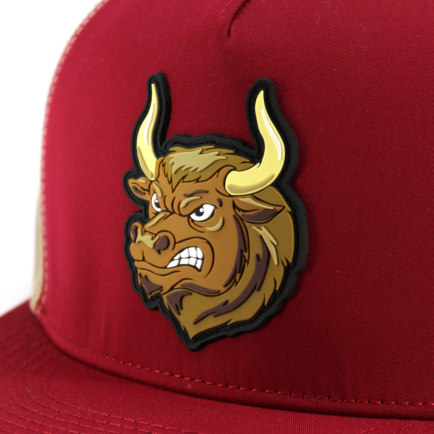 Fierce Maroon/Khaki - Trucker Hat