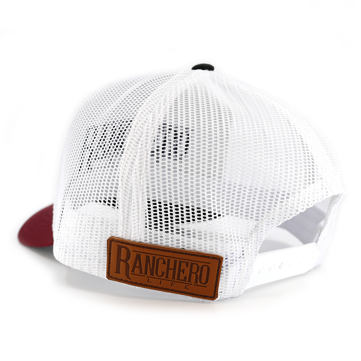 Ranchero Life Frison Maroon/Black/White AVC Hat