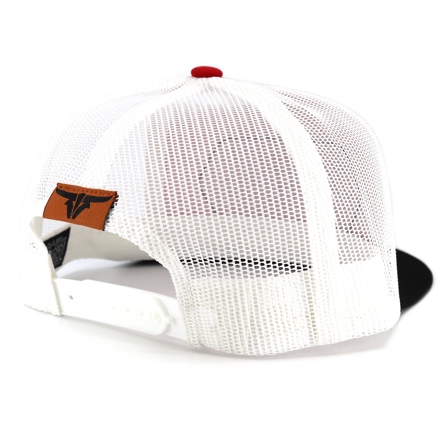 Native Black/Red/White Trucker Hat - Flat Visor