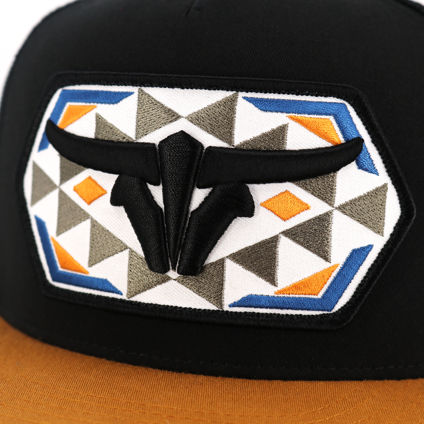 Native Caramel/Black Trucker Hat - Flat Visor