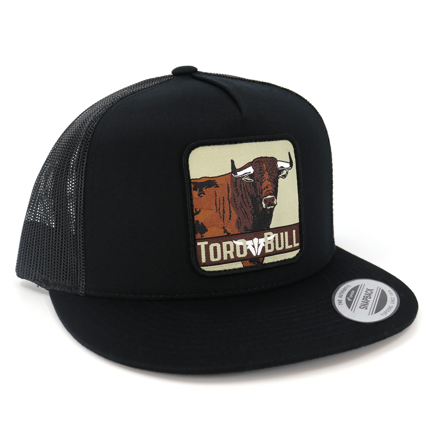 The Toro Black Trucker Hat - Flat Visor