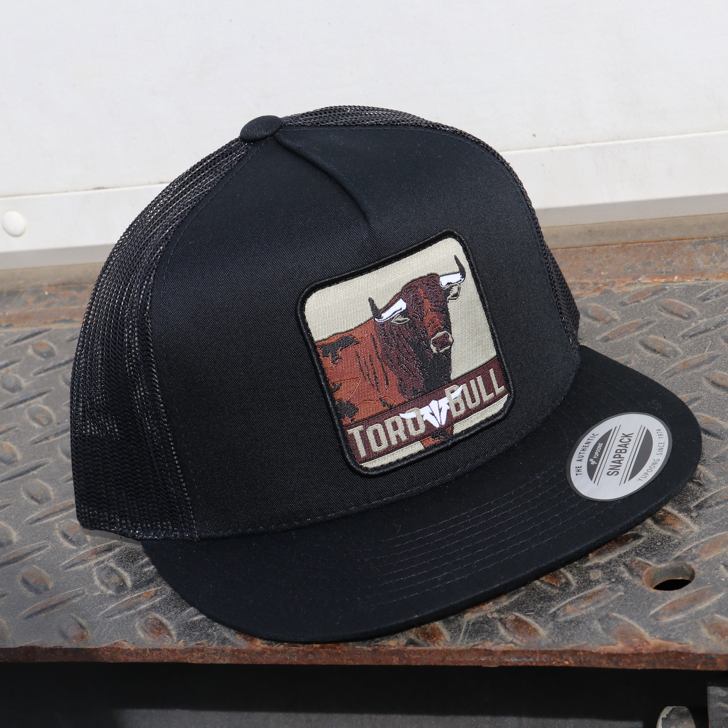 The Toro Black Trucker Hat - Flat Visor