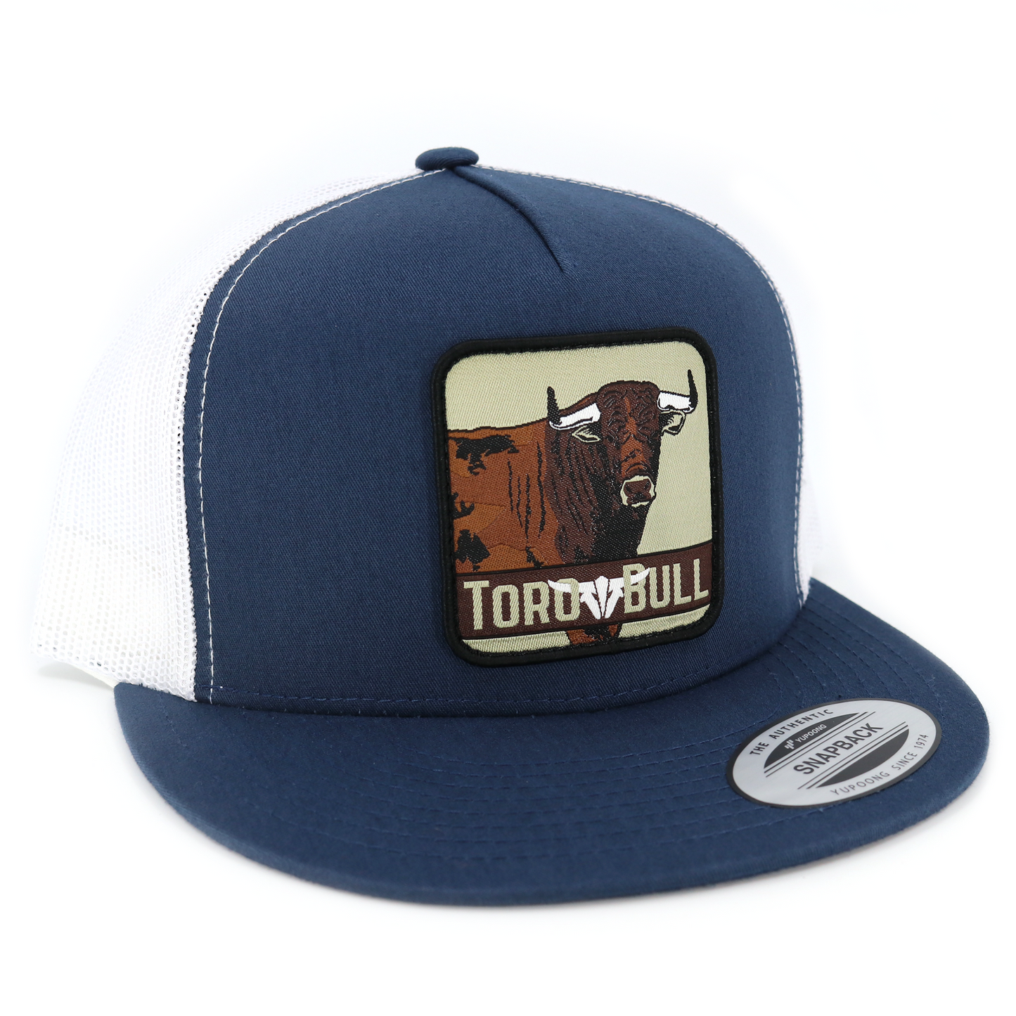 The Toro Navy/White Trucker Hat - Flat Visor