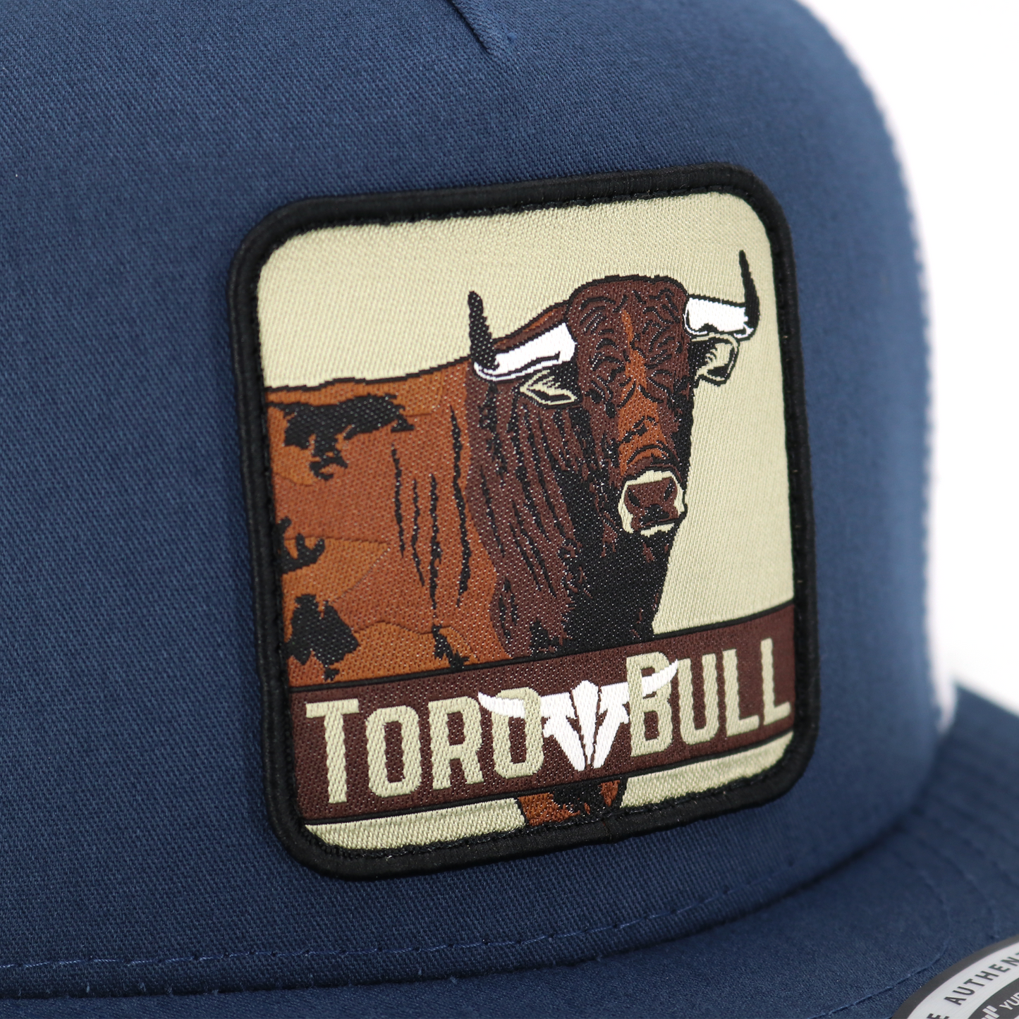 The Toro Navy/White Trucker Hat - Flat Visor