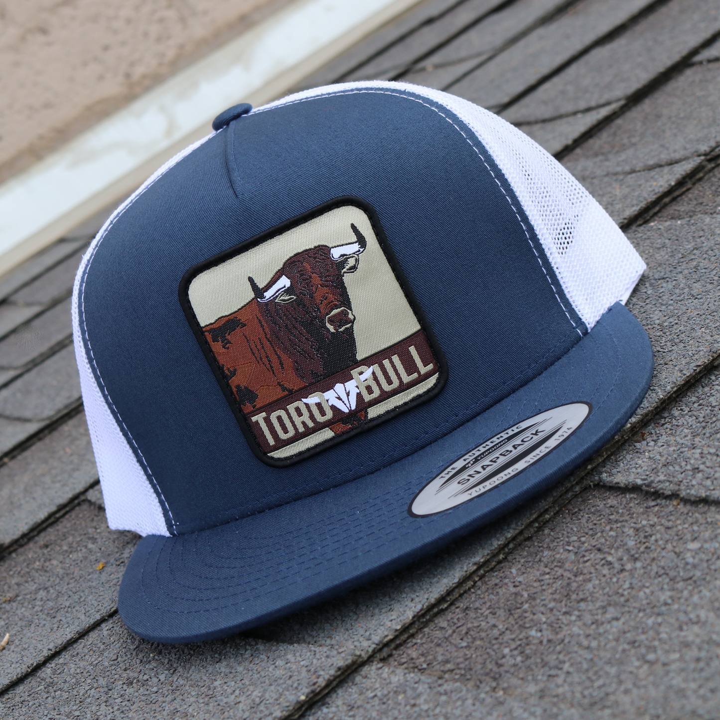 The Toro Navy/White Trucker Hat - Flat Visor