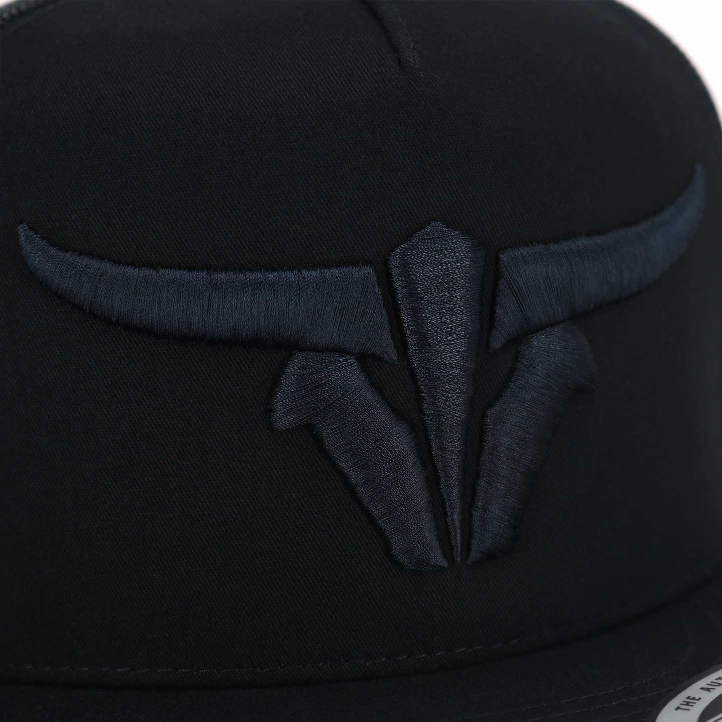 ToroBull Black Trucker Hat - Flat Visor