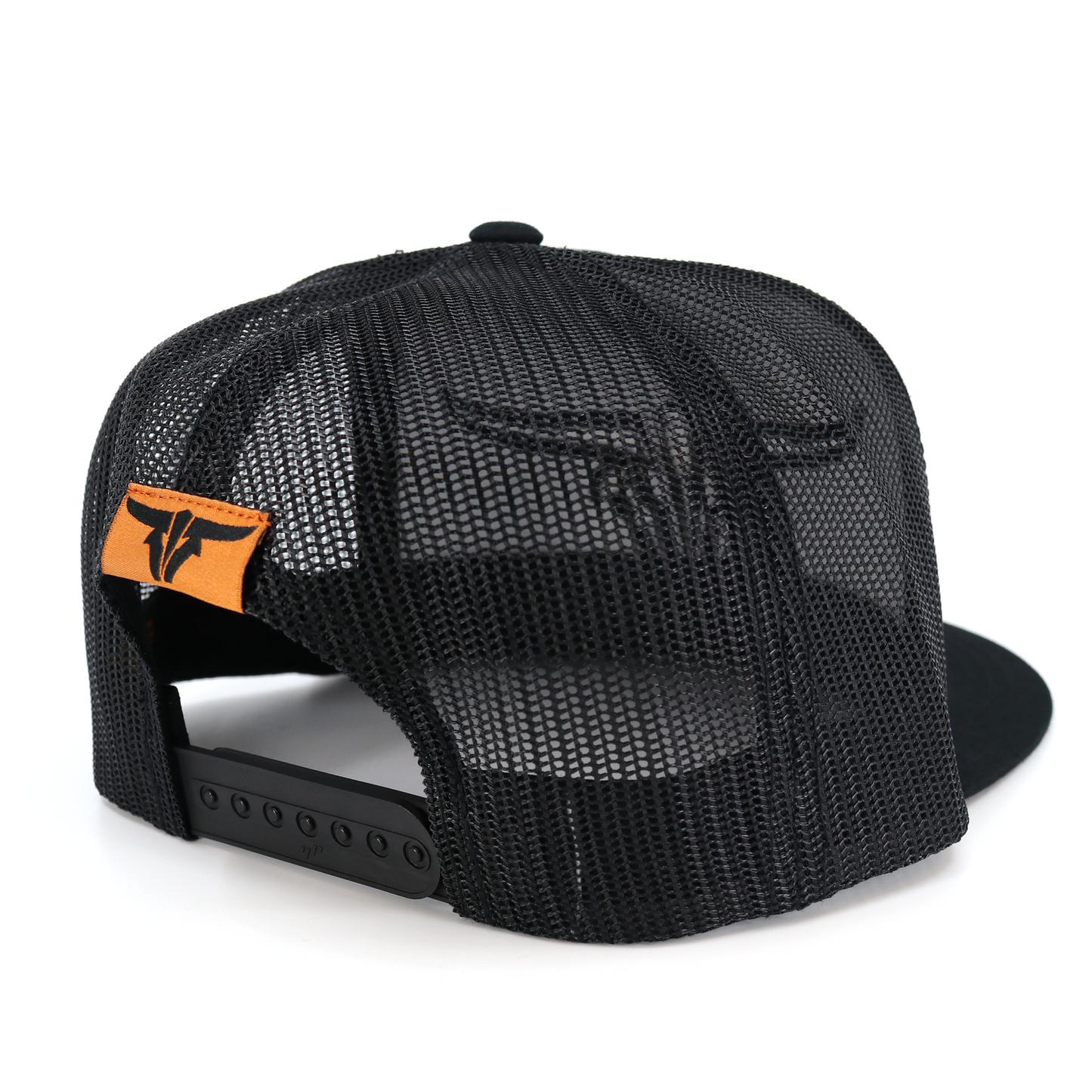 ToroBull Black Trucker Hat - Flat Visor