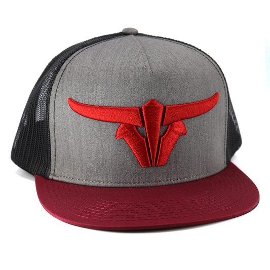 Torobull Maroon/Heather/Black - Trucker Hat