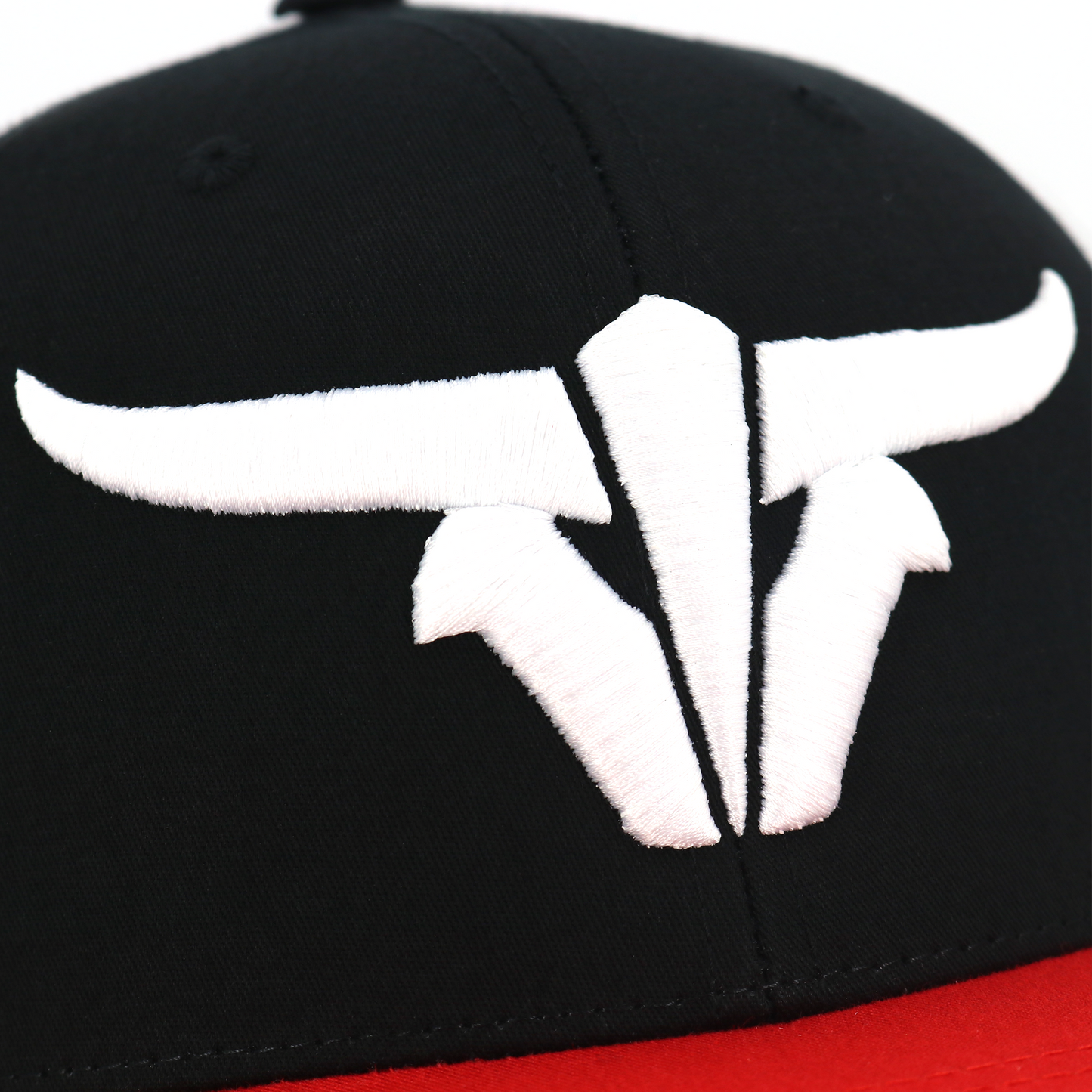 ToroBull Red/Black/White Trucker Hat - Curved Visor