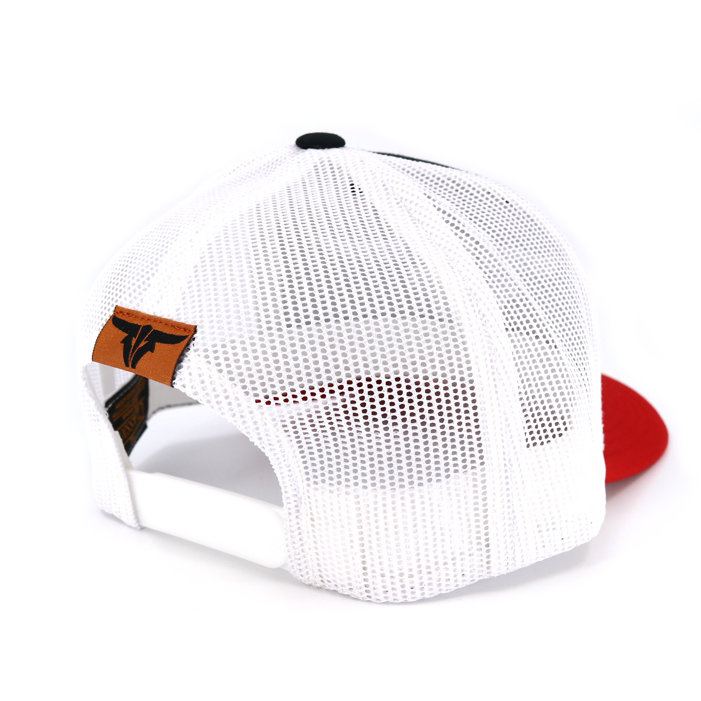 ToroBull Red/Black/White Trucker Hat - Curved Visor