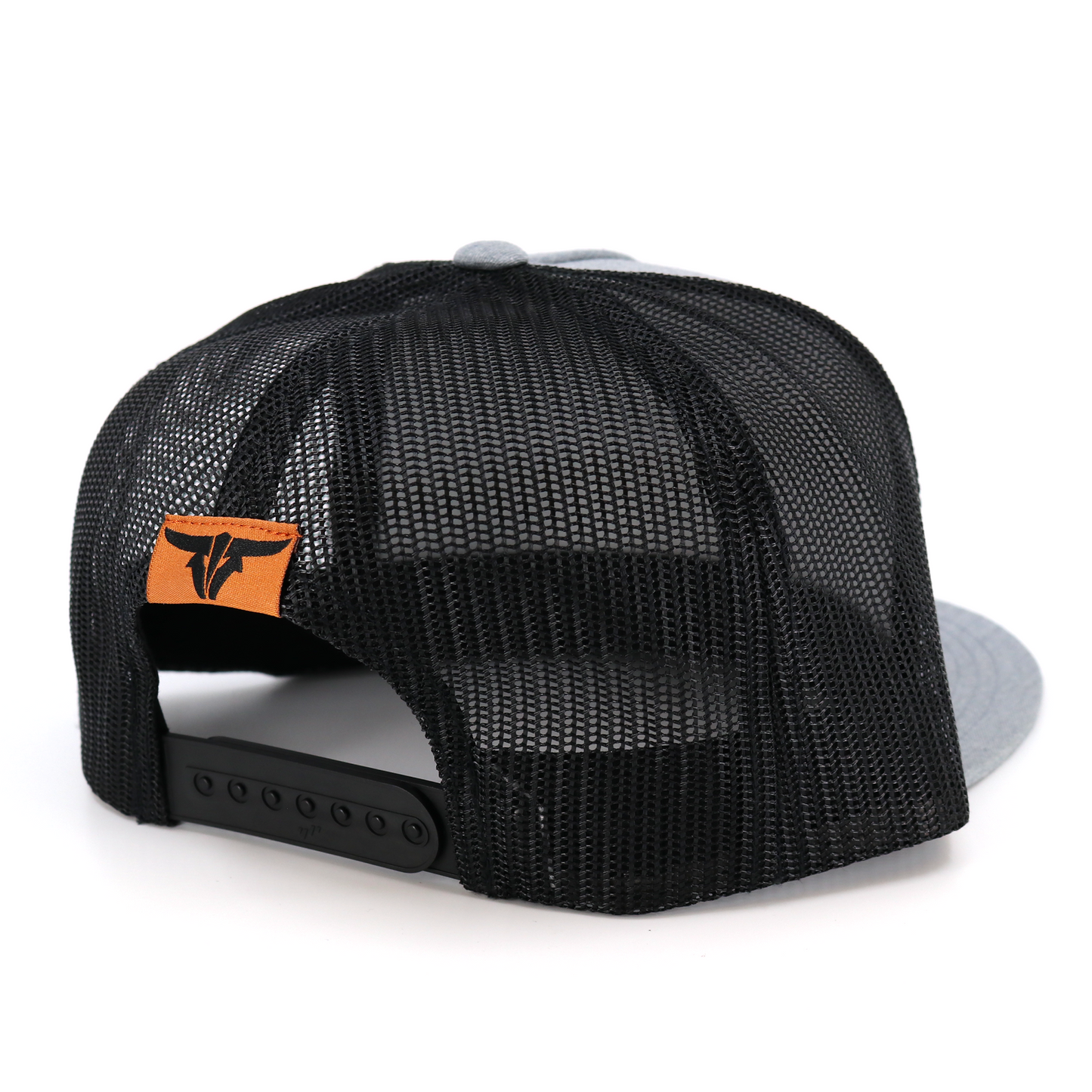 Tribal Heather/Black Trucker Hat - Flat Visor