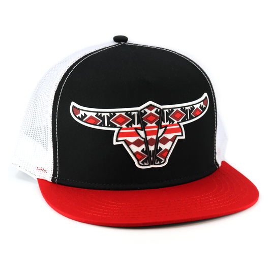 Tribal Red/Black/White - Trucker Hat